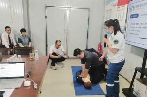 夹江县应急救护知识培训讲座活动走进居民小区