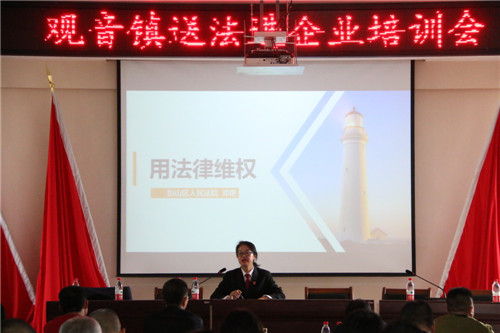 彭山区法院送法进企业