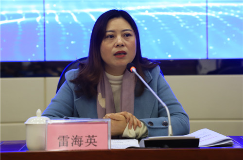 武胜县县委常委、统战部部长、总工会主席雷海英在动员会上讲话.jpg