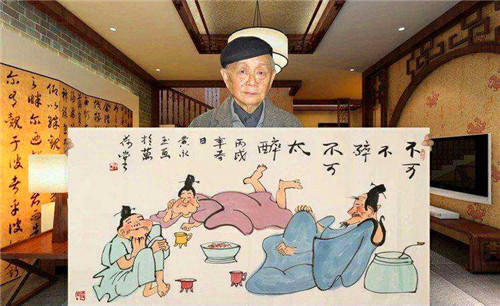 黄永玉与其作品合影.jpg