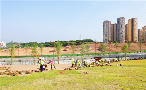 广安市枣山园区：大力推进城市提质项目建设 
