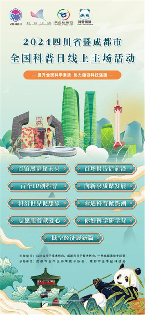 2024年全国科普日川渝云联动暨成都市主题活动精彩来袭